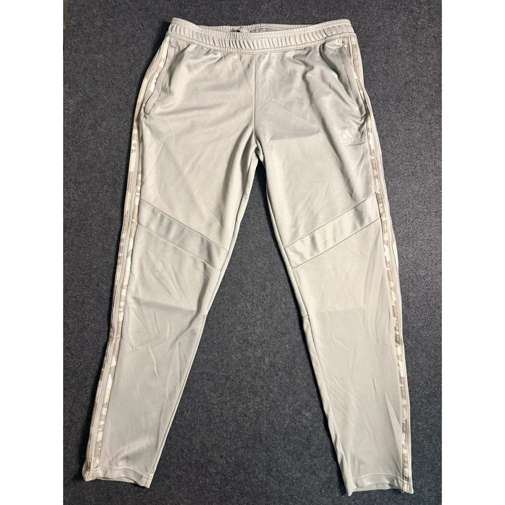 Adidas Aeroready Tiro Track Pants Mens Large Grey Camo Stripe GH6853 AD4011